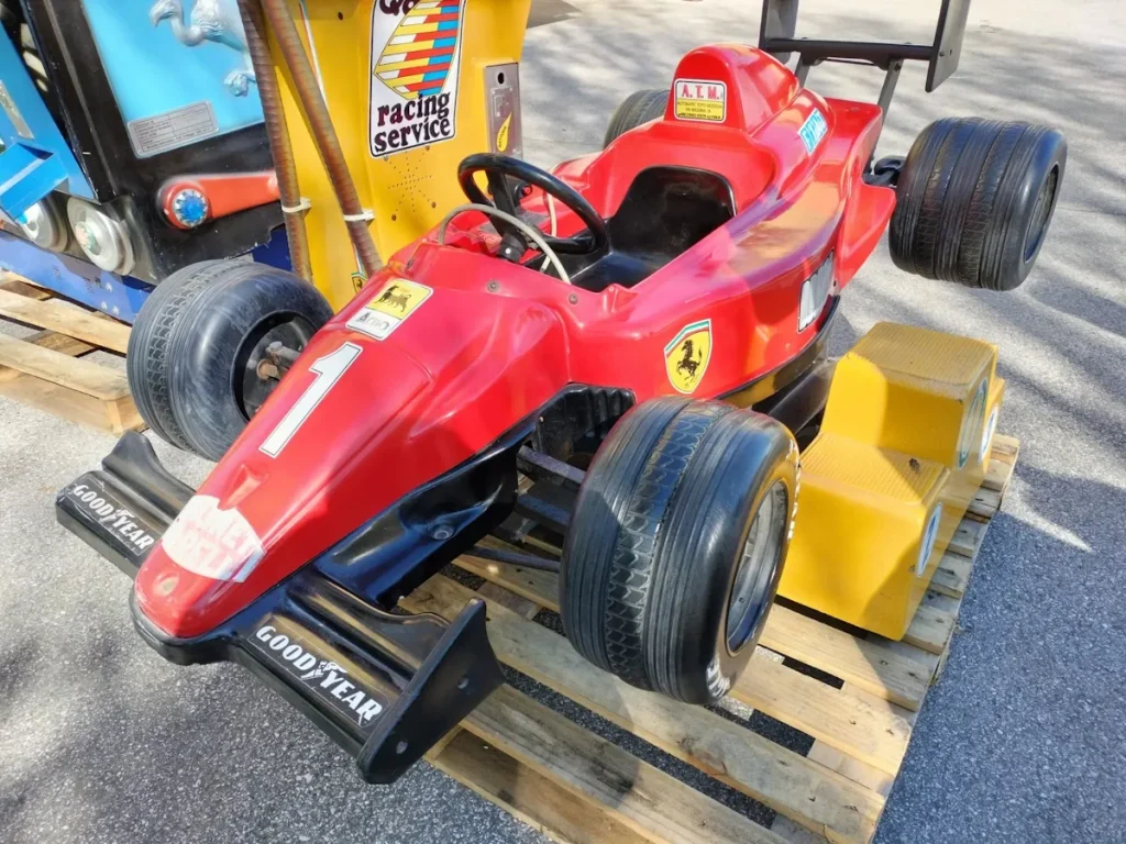 usato kiddie ride formula 1 f1 mostra