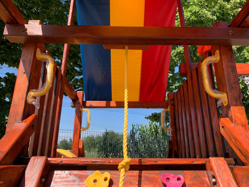 gioco in legno rainbow castle pack II usata f8