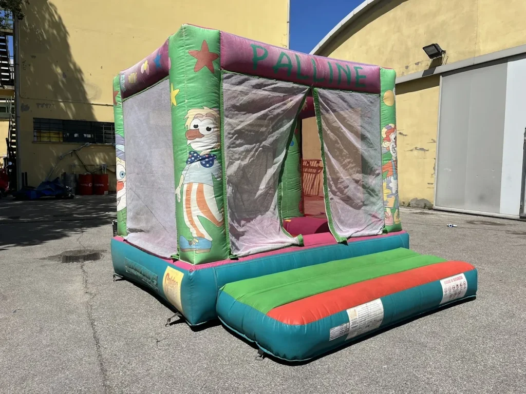 usato gioco gonfiabile salta salta clown ball f2 mostra