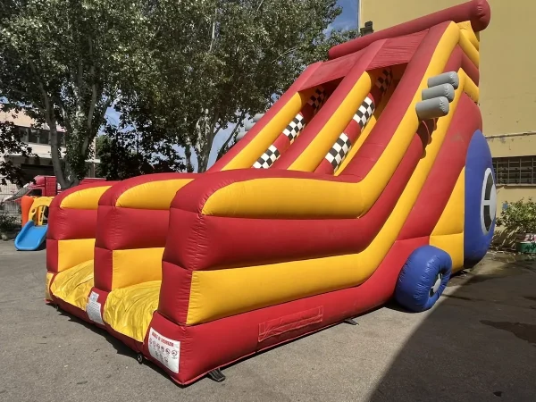 usato gioco gonfiabile scivolo dragster slide ea f1 mostra