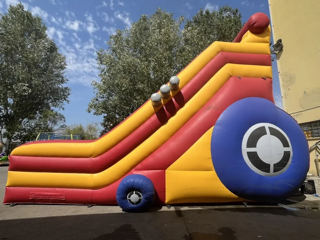 usato gioco gonfiabile scivolo dragster slide ea f4 mostra