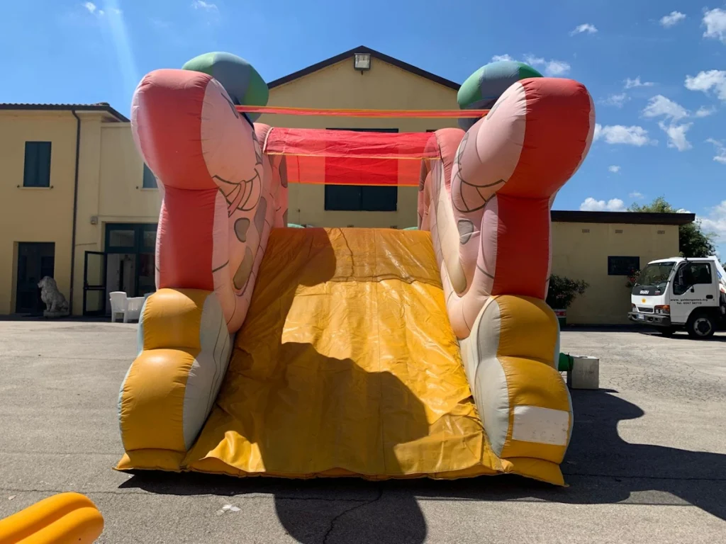 usato gioco gonfiabile scivolo snake slide hpn f6 mostra