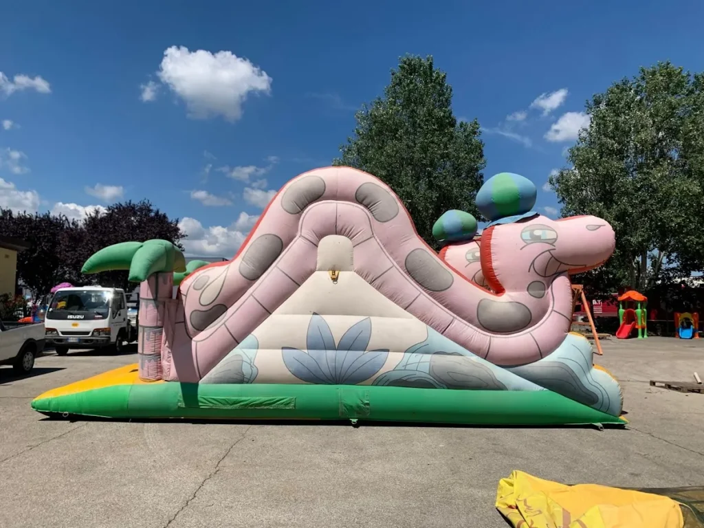 usato gioco gonfiabile scivolo snake slide hpn f7 mostra