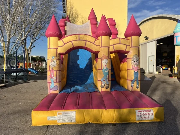 usato gioco gonfiabile scivolo tower slide f1 mostra