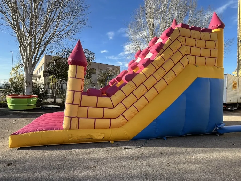 usato gioco gonfiabile scivolo tower slide f3 mostra