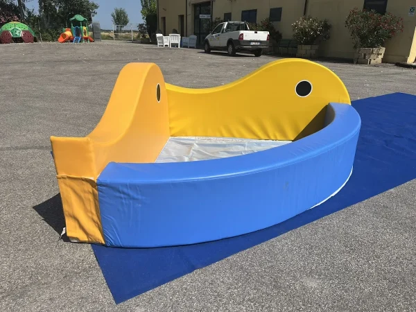area baby piscina di palline morbida fishes f1