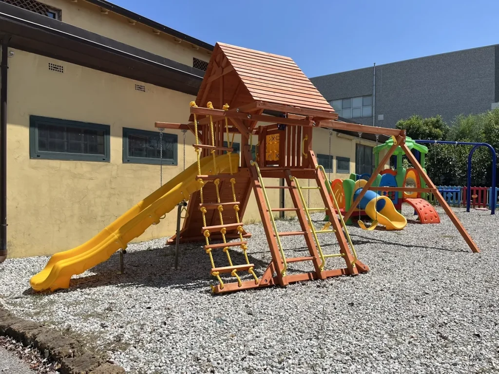 esposizione gioco in legno treehouse castle f2 mostra