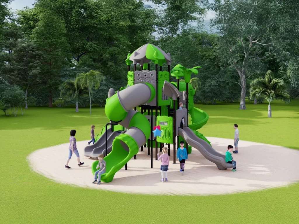 playground per esterno fantacastello hawaii green d5