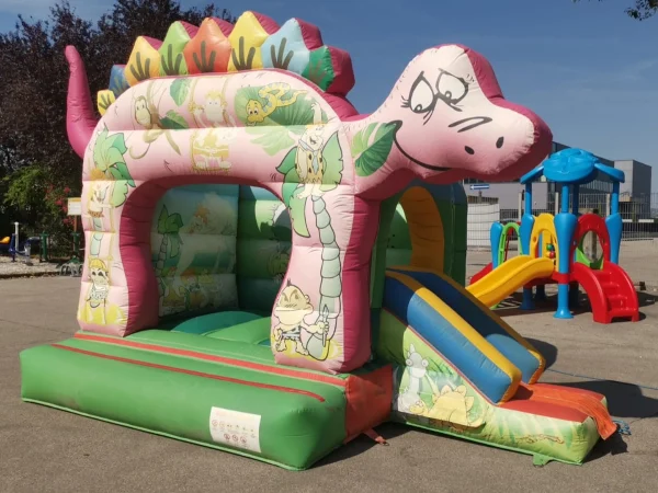 usato gioco gonfiabile multiattivita dinosaur combo lb f1 mostra