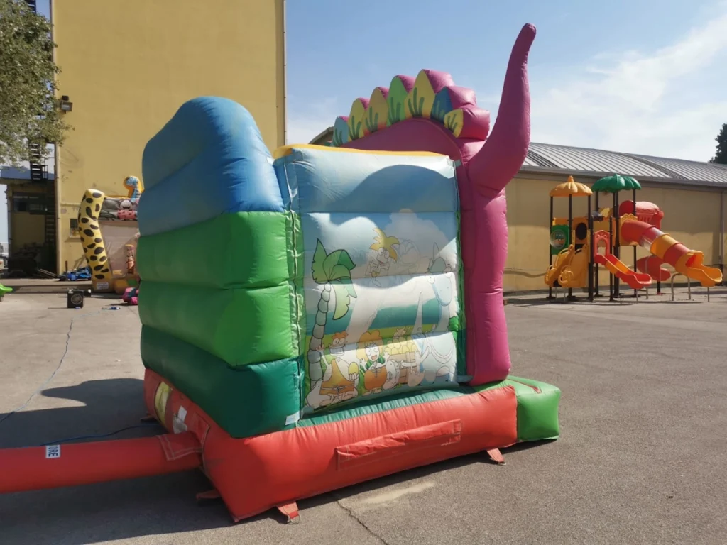 usato gioco gonfiabile multiattivita dinosaur combo lb f6 mostra