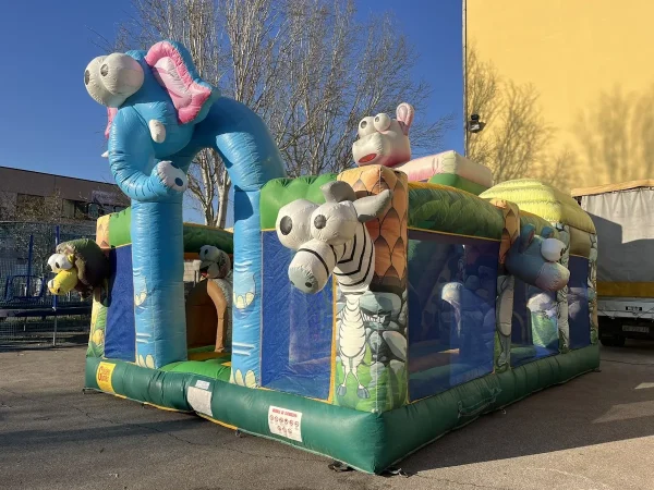 usato gioco gonfiabile multiattivita jungle island bs f1 mostra