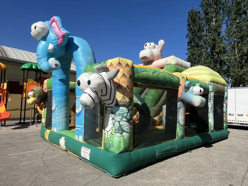 usato gioco gonfiabile multiattivita jungle island lb f2 mostra