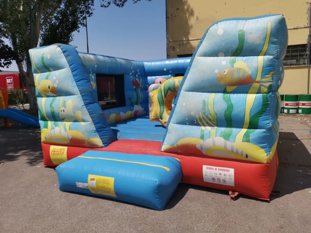 usato gioco gonfiabile salta salta seaworld bouncer le f1 mostra