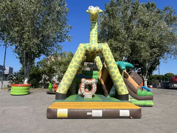 usato gioco gonfiabile multiattivita giraffe combo f1 mostra