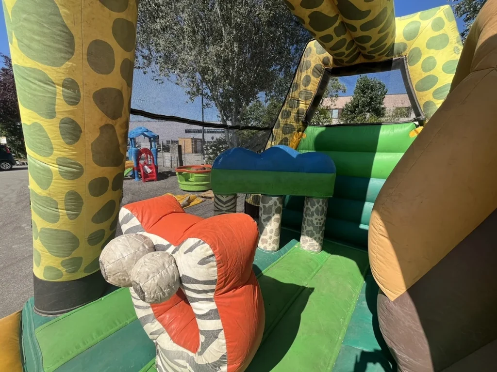 usato gioco gonfiabile multiattivita giraffe combo f4 mostra