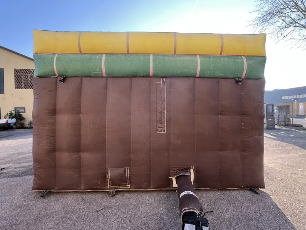 usato gioco gonfiabile scivolo baby jungle slide bsm f5 mostra