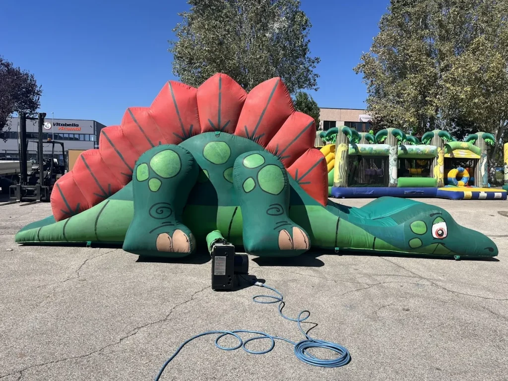 usato gioco gonfiabile scivolo dragon slide f2 mostra