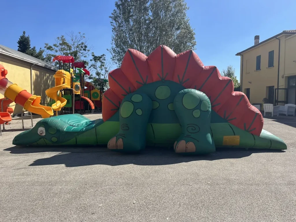 usato gioco gonfiabile scivolo dragon slide f4 mostra