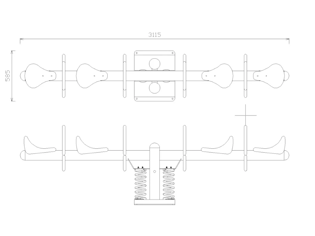 gioco a molla bilanciere a molla 060 d7