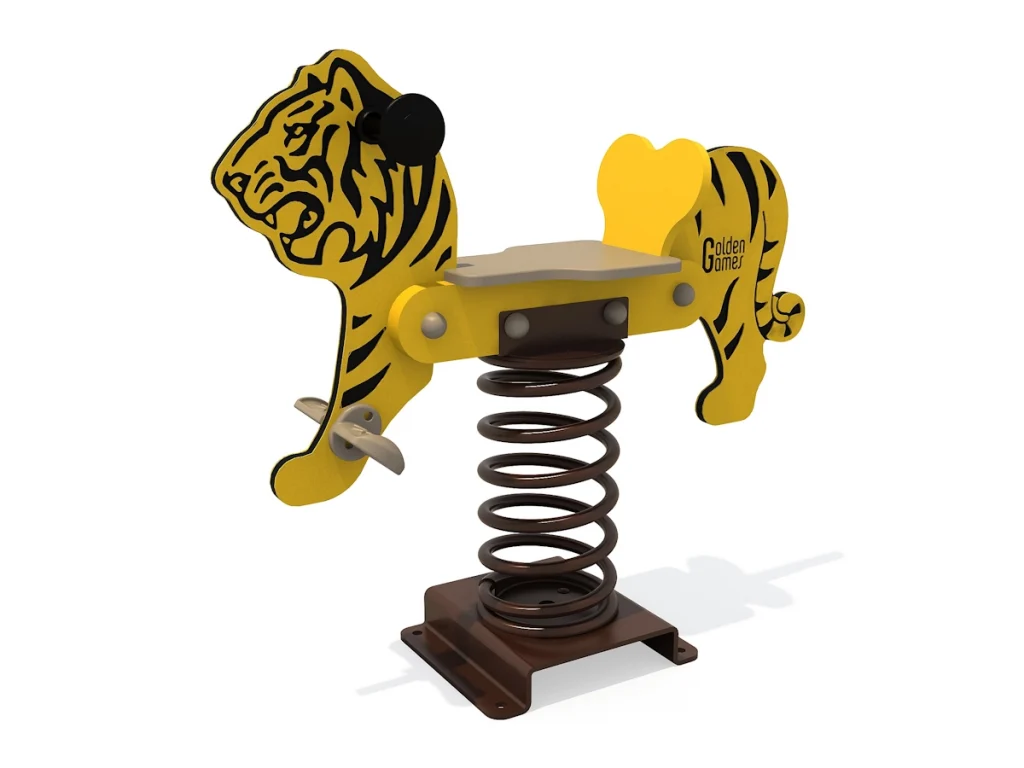 gioco a molla gioco a molla hdpe tigre d1