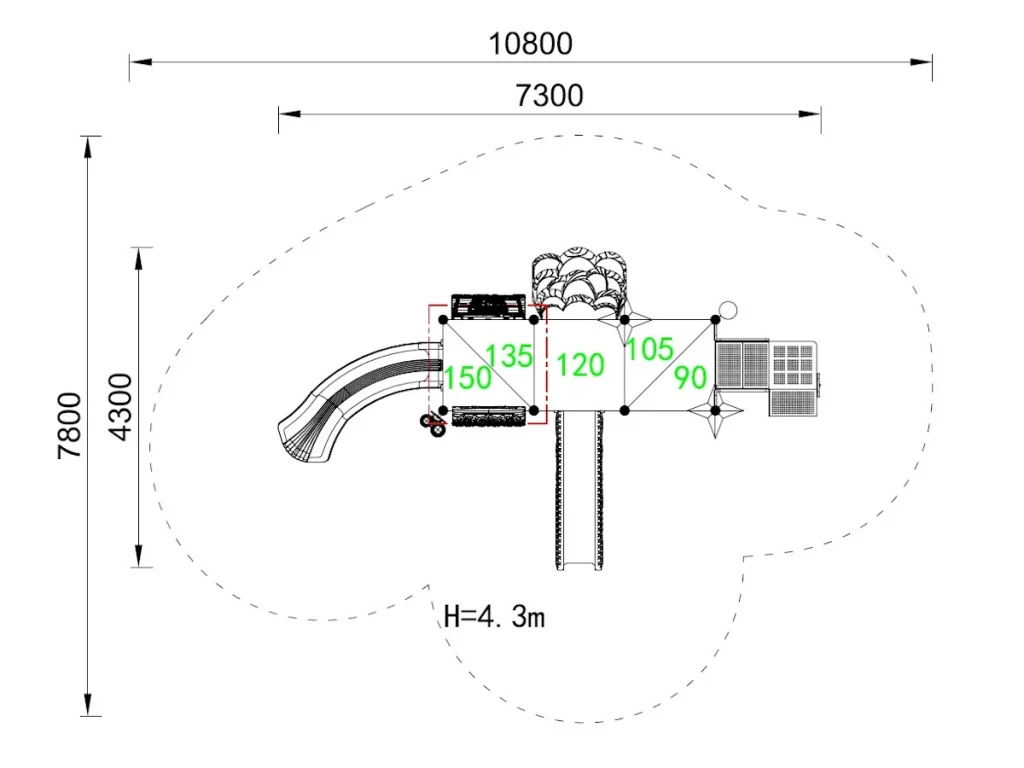 playground per esterno fantacastello forest 0200 d6