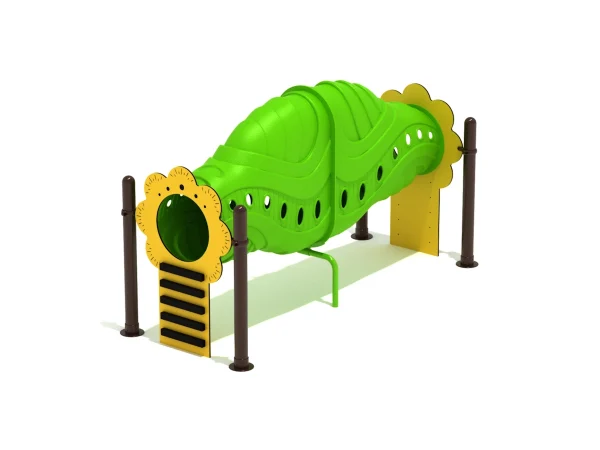 playground per esterno fantacastello tunnel flower d1