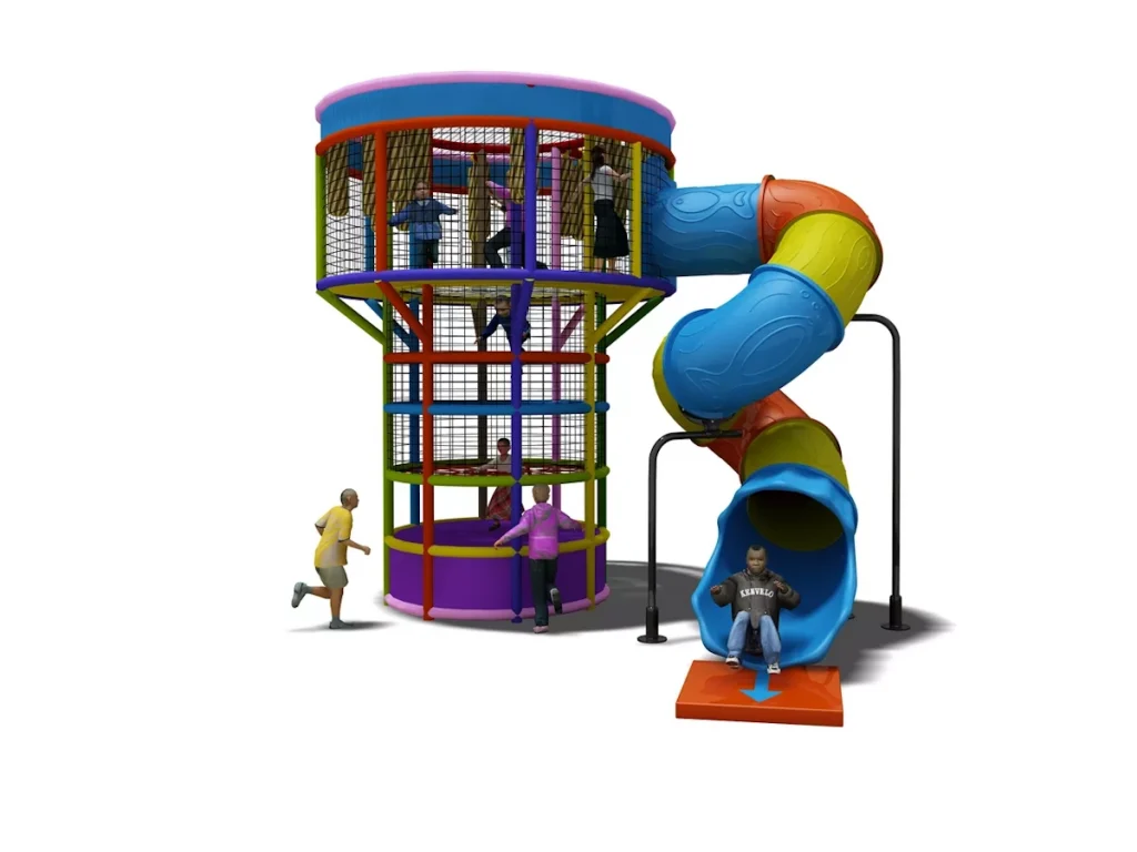 playground per interni playground spider tower 520x360x440 d1