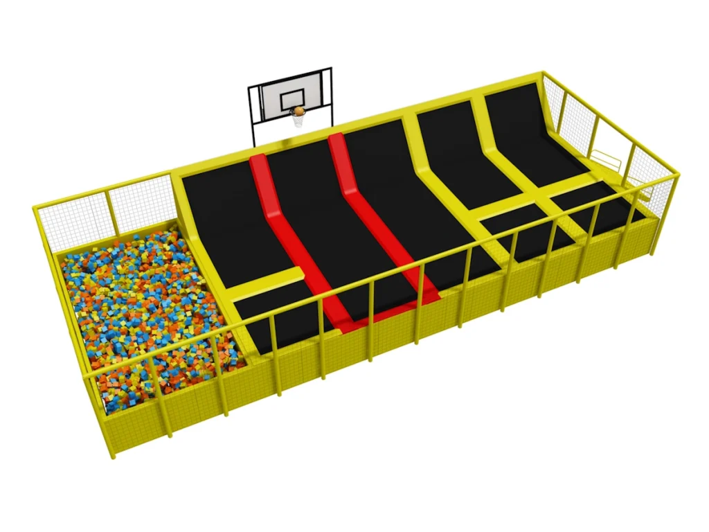 trampolino elastico trampoline park 1060 d1