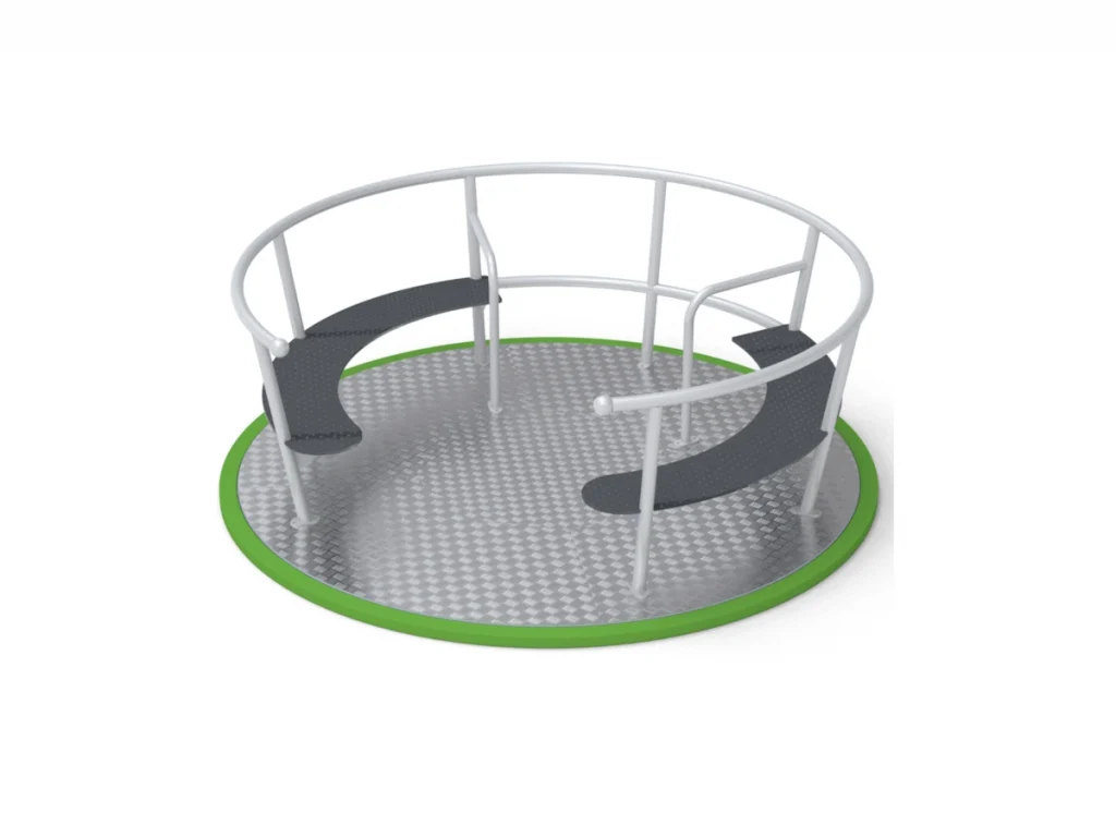 Inclusive Steel Merry-Go-Round