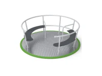 Inclusive Steel Merry-Go-Round