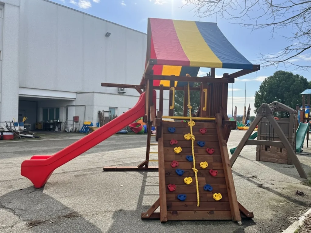 offerta esposizione gioco in legno rainbow castle pack I f4