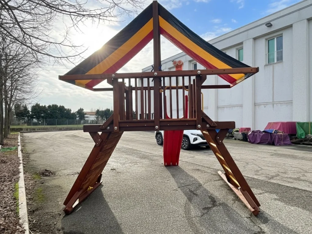 offerta esposizione gioco in legno rainbow castle pack I f5