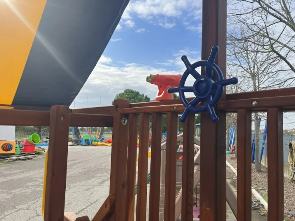 offerta esposizione gioco in legno rainbow castle pack I f6