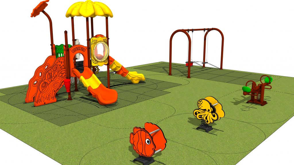 Progettazione 3D Area Giochi