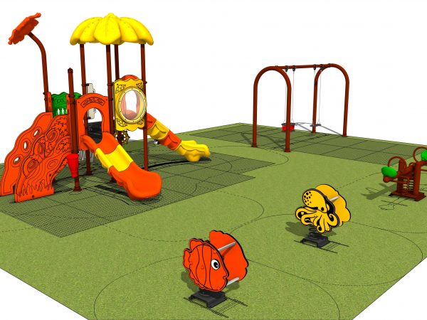 Progettazione 3D Area Giochi
