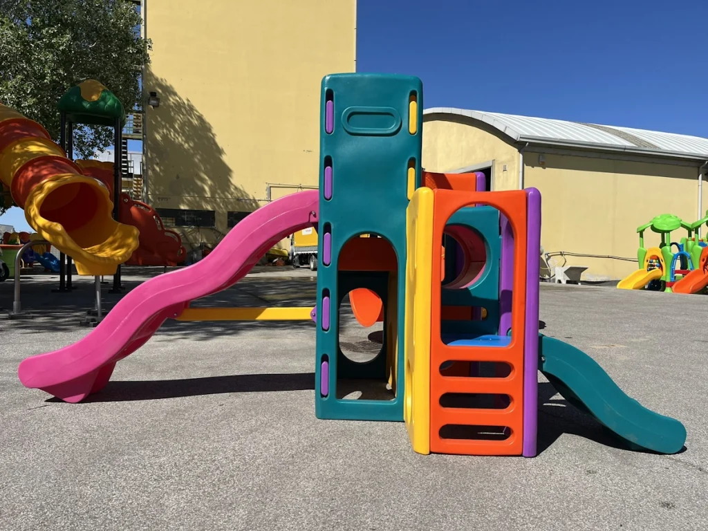 gioco per giardino altalena e scivolo parco giochi gigante f3 mostra