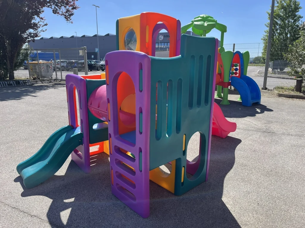 gioco per giardino altalena e scivolo parco giochi gigante f6 mostra
