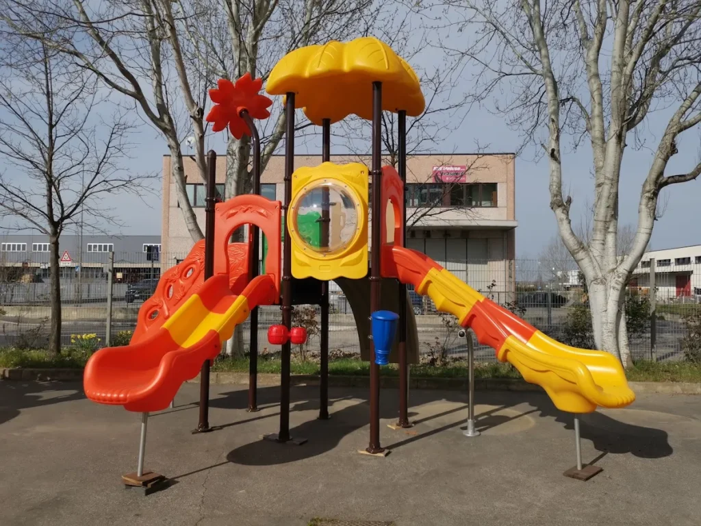 playground per esterno fantacastello sunny flower f1 mostra