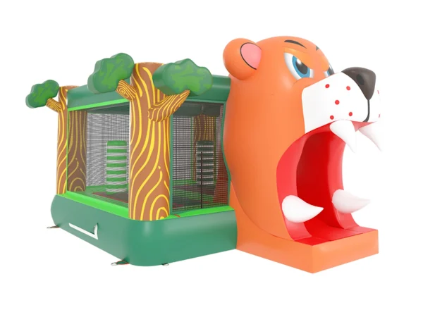 gioco gonfiabile salta salta bounce and slide tiger d1