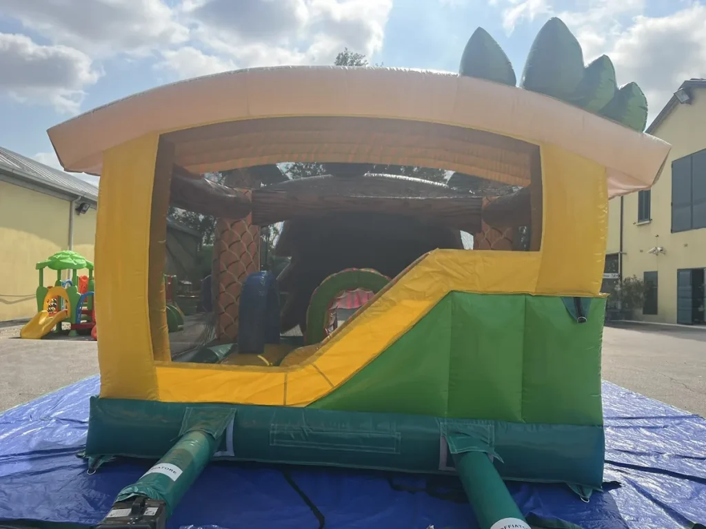gioco gonfiabile salta salta multiattività f4 bounce and slide lion