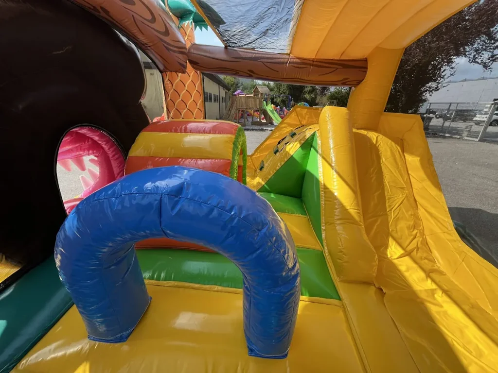 gioco gonfiabile salta salta multiattività f1 bounce and slide lion
