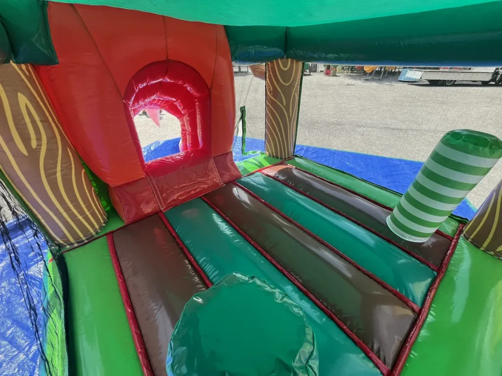gioco gonfiabile salta salta multiattività f5 bounce and slide tiger