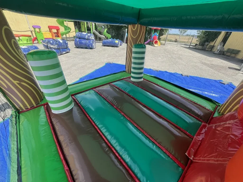 gioco gonfiabile salta salta multiattività f6 bounce and slide tiger