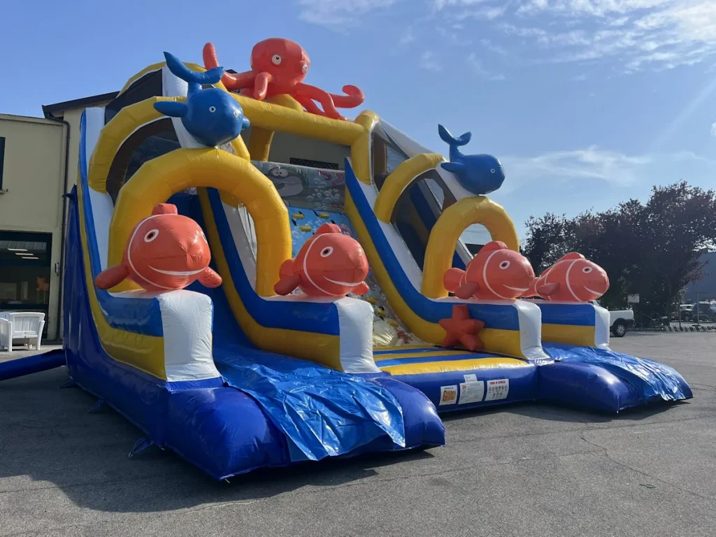 gioco gonfiabile scivolo f3 seaworld slide