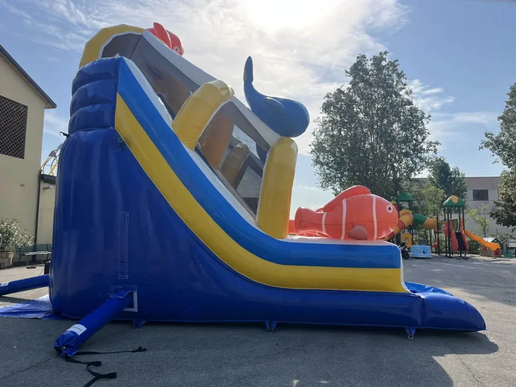 gioco gonfiabile scivolo f5 seaworld slide