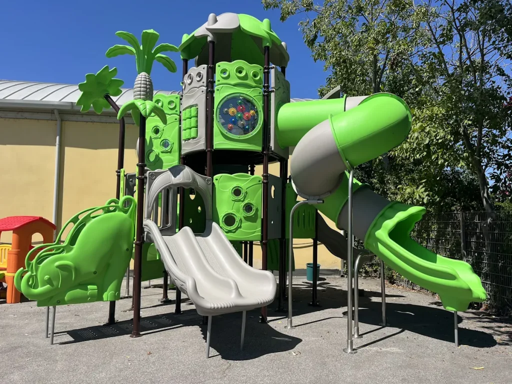 offerta esposizione playground per esterno fantacastello hawaii green f2 mostra
