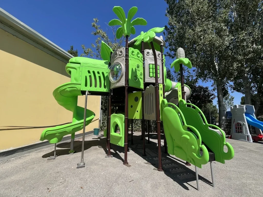 offerta esposizione playground per esterno fantacastello hawaii green f3 mostra
