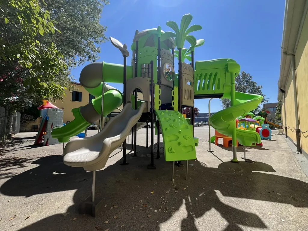 offerta esposizione playground per esterno fantacastello hawaii green f4 mostra