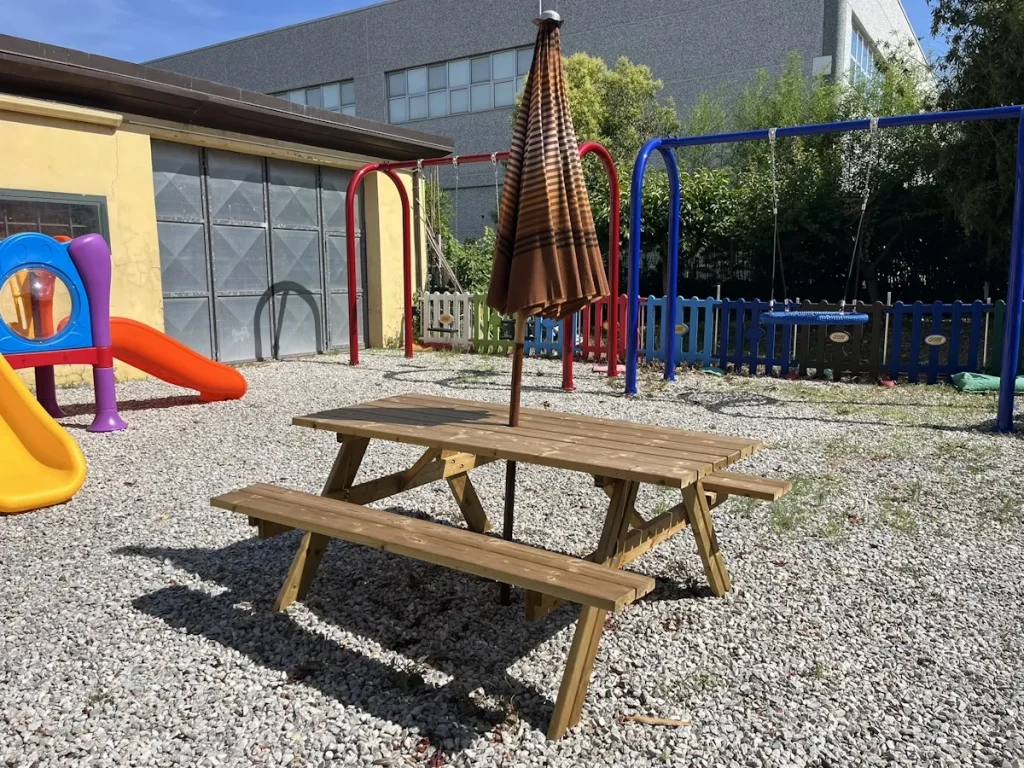 offerta esposizione tavolo pic nic in legno f1 mostra