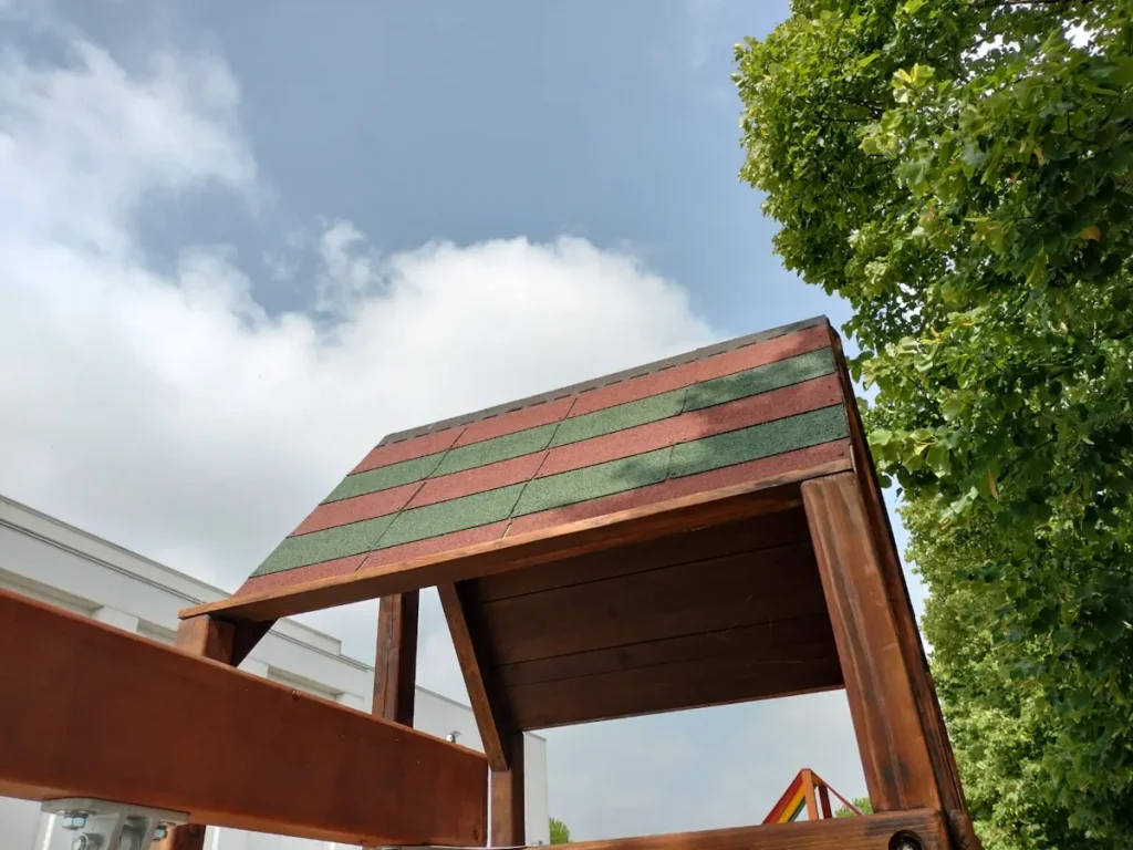 offerta usato gioco in legno rainbow treehouse usato rigenerato f5 mostra